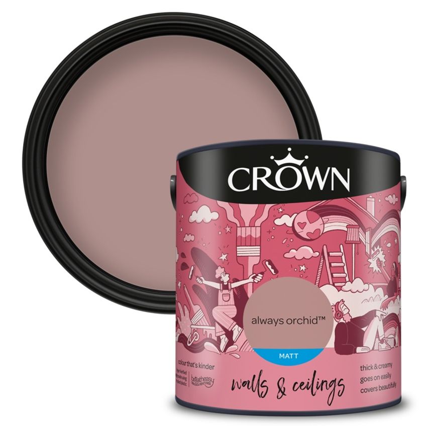 Walls & Ceilings Matt 2.5L Always Orchid