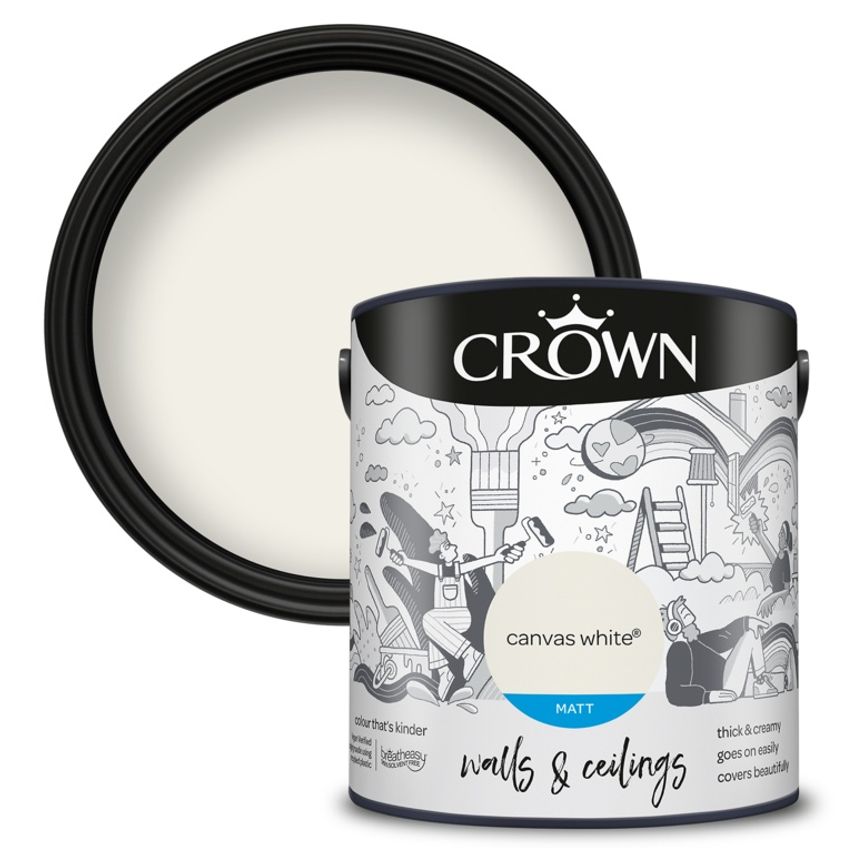 Walls & Ceilings Matt 2.5L Canvas White