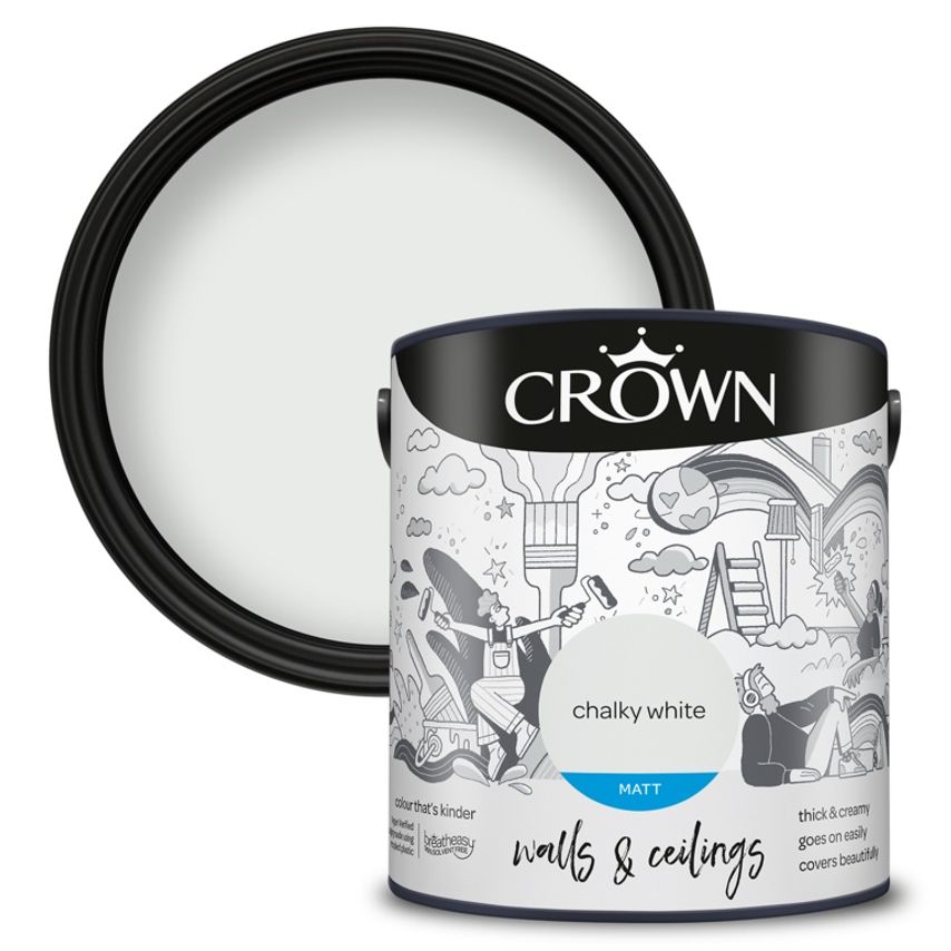 Walls & Ceilings Matt 2.5L Chalky White