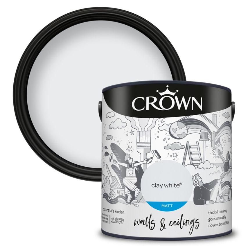 Walls & Ceilings Matt 2.5L Clay White