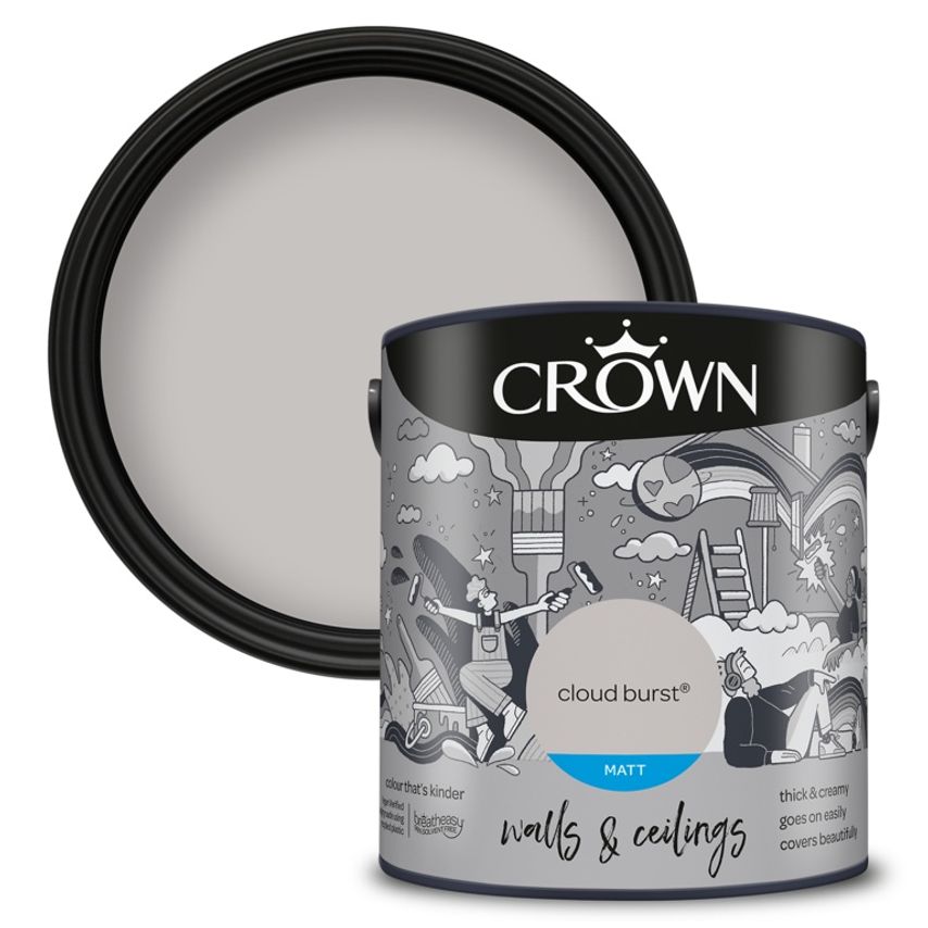 Walls & Ceilings Matt 2.5L Cloud Burst