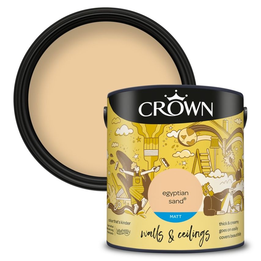 Walls & Ceilings Matt 2.5L Egyptian Sand