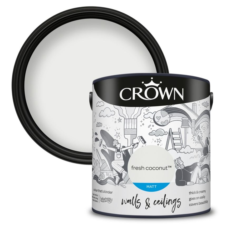 Walls & Ceilings Matt 2.5L Fresh Coconut