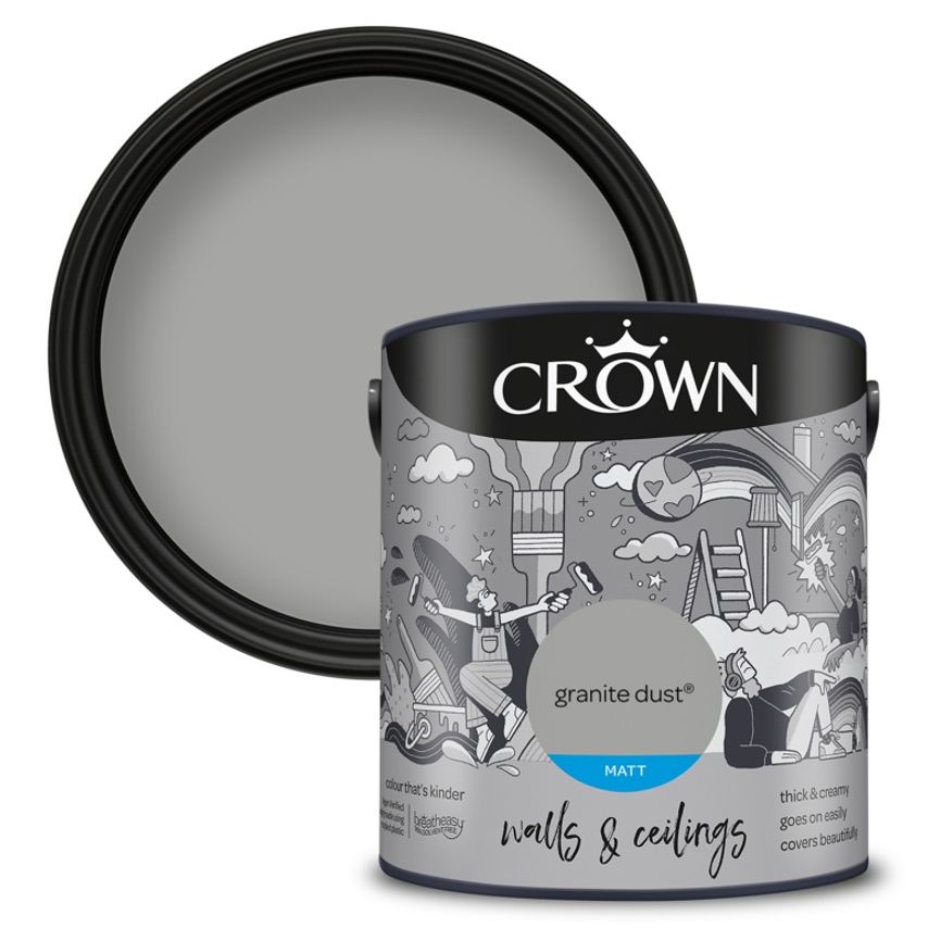 Walls & Ceilings Matt 2.5L Granite Dust
