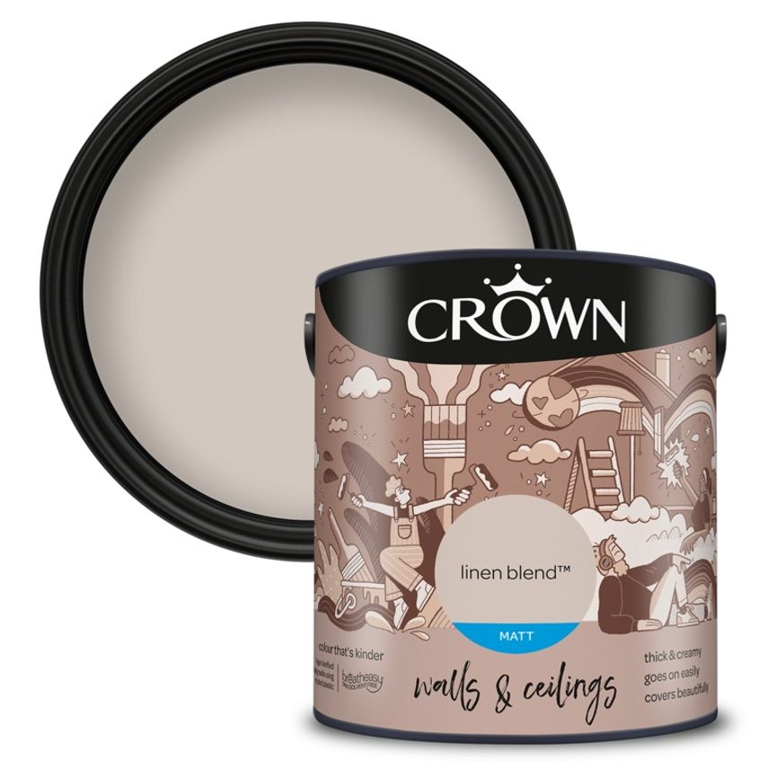 Walls & Ceilings Matt 2.5L Linen Blend