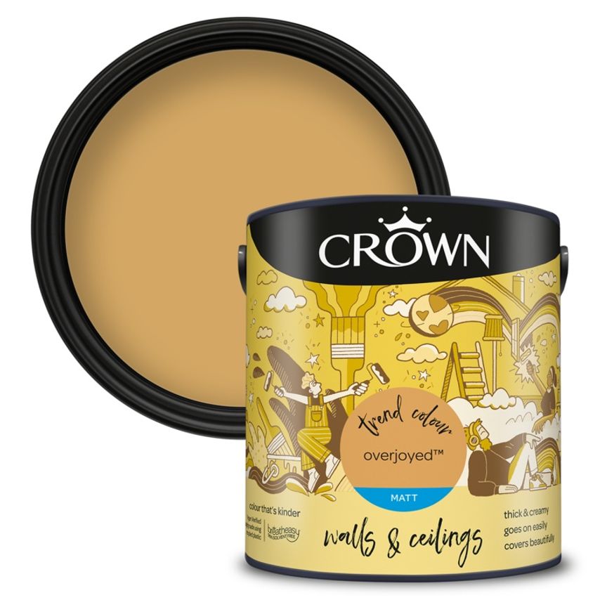 Walls & Ceilings Matt 2.5L Overjoyed