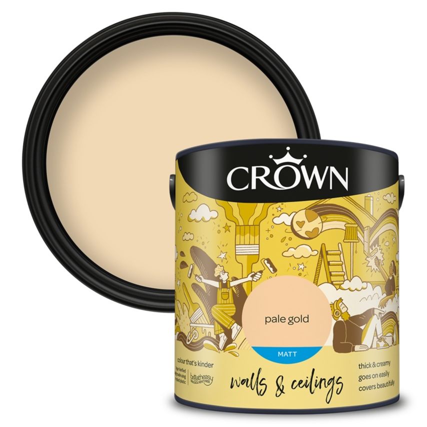 Walls & Ceilings Matt 2.5L Pale Gold