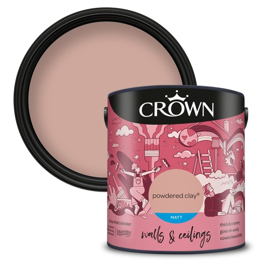 Walls & Ceilings Matt 2.5L Powdered Clay