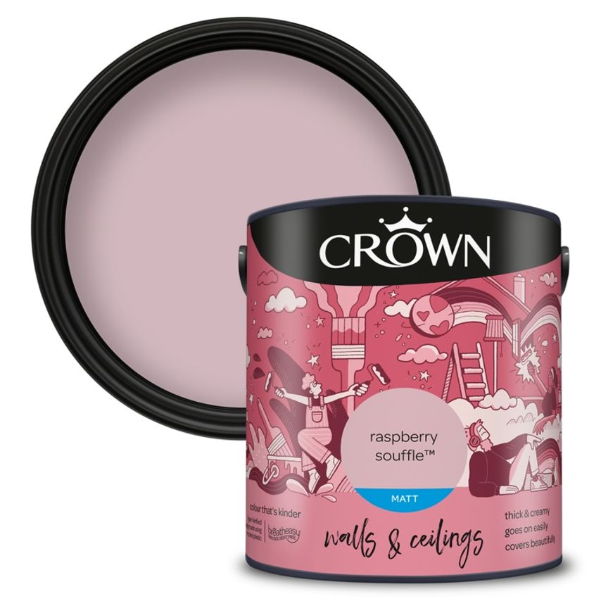 Walls & Ceilings Matt 2.5L Raspberry Souffle