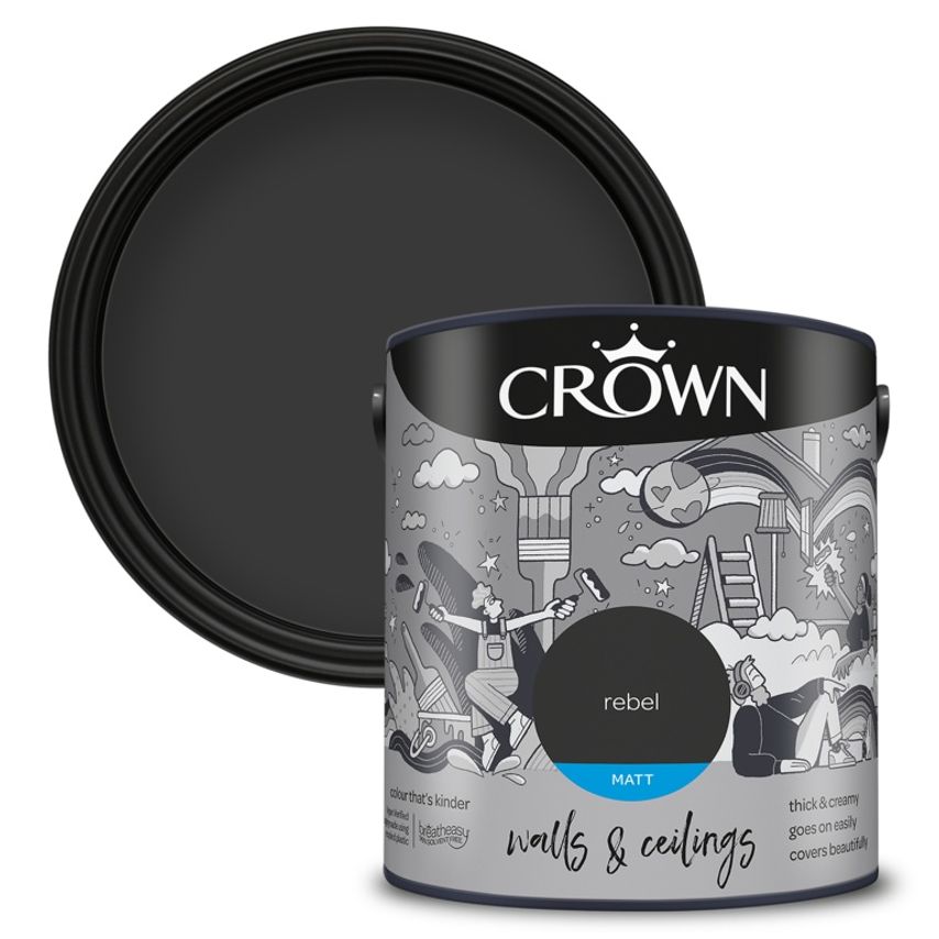 Walls & Ceilings Matt 2.5L Rebel