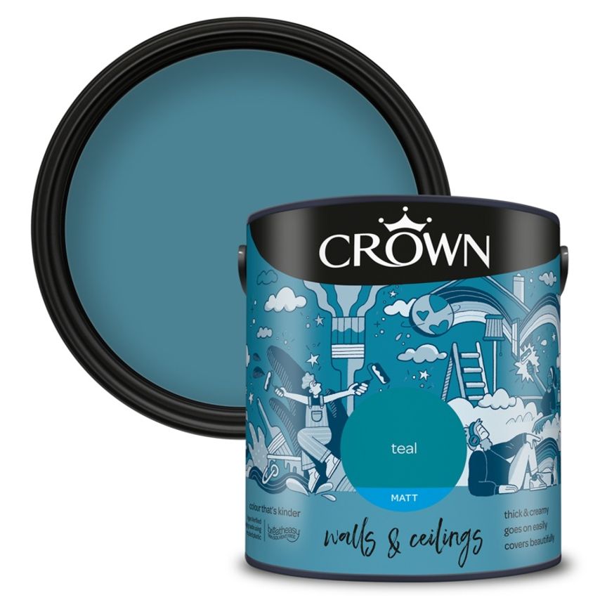 Walls & Ceilings Matt 2.5L Teal