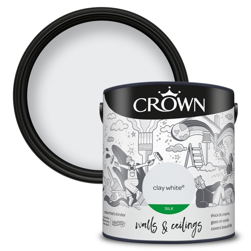 Walls & Ceilings Silk 2.5L Clay White