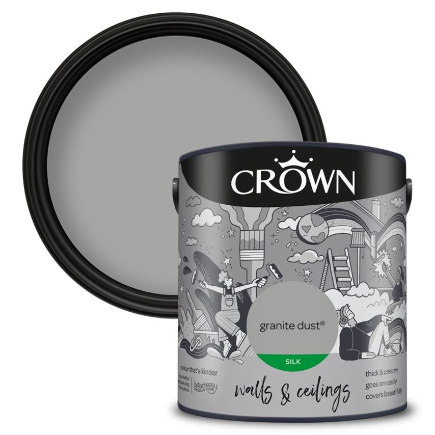 Walls & Ceilings Silk 2.5L Granite Dust