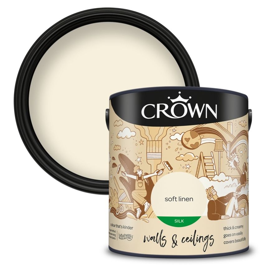 Walls & Ceilings Silk 2.5L Soft Linen