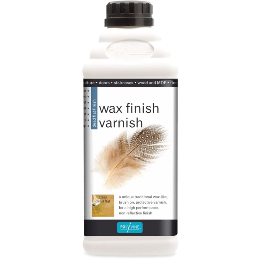 Wax Finish Varnish Dead Flat Finish 1L Clear