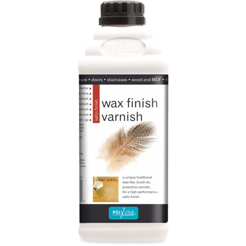 Wax Finish Varnish Satin Finish 1L Clear