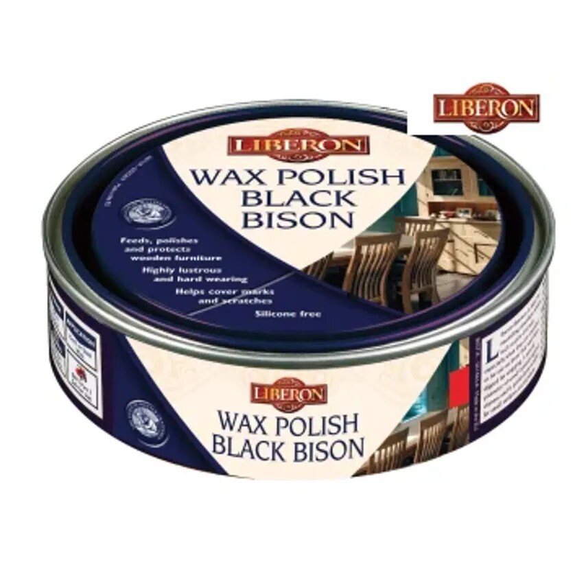 Wax Polish Black Bison Clear 500ml