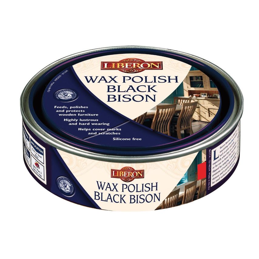 Wax Polish Black Bison Dark Oak 150ml LIBBBPWDO150