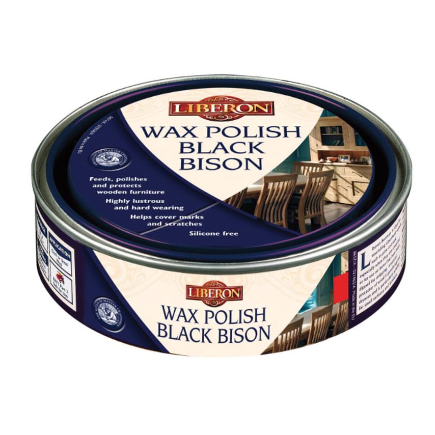 Wax Polish Black Bison Walnut 500ml LIBBBPWW500