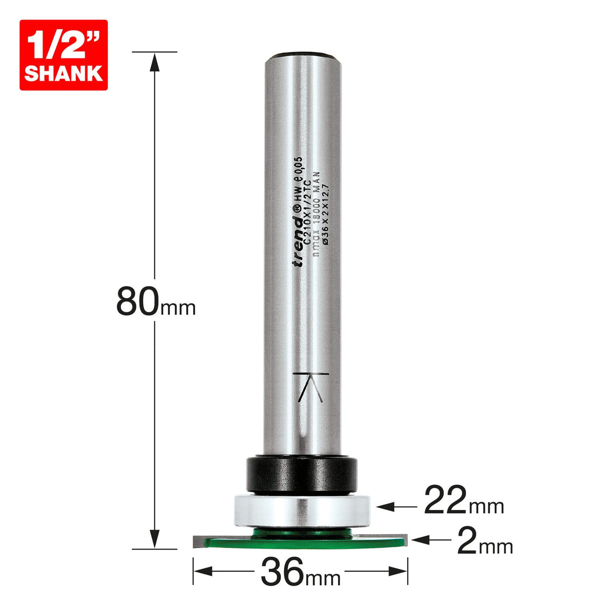 Weatherseal Groover 2mm x 7mm - C210X1/2TC