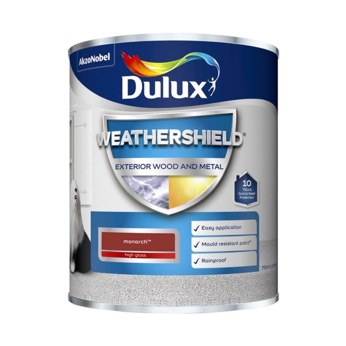 Weathershield Exterior Gloss Paint 750ml Monarch