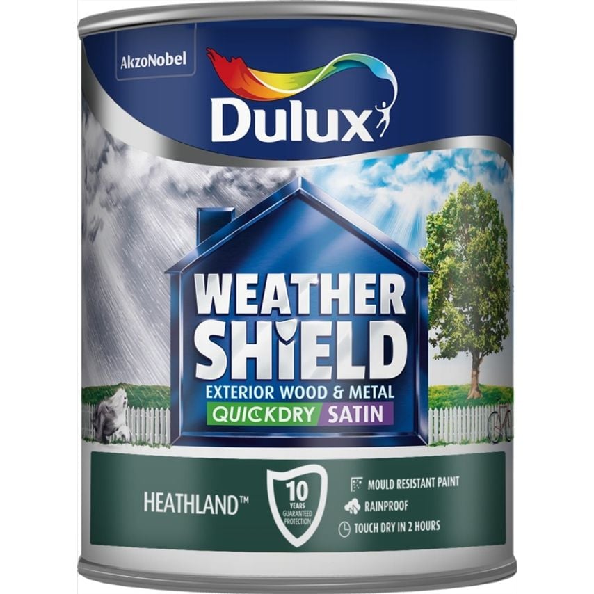Weathershield Quick Dry Satin 750ml Heathland