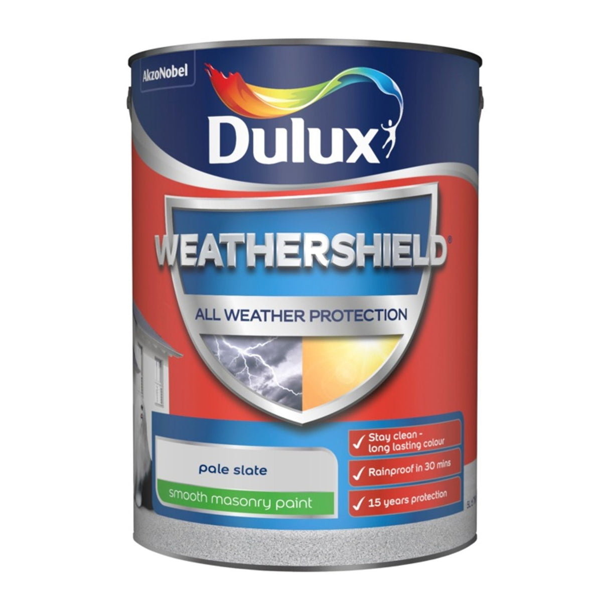 Weathershield Smooth Paint 5 Litre Pale Slate