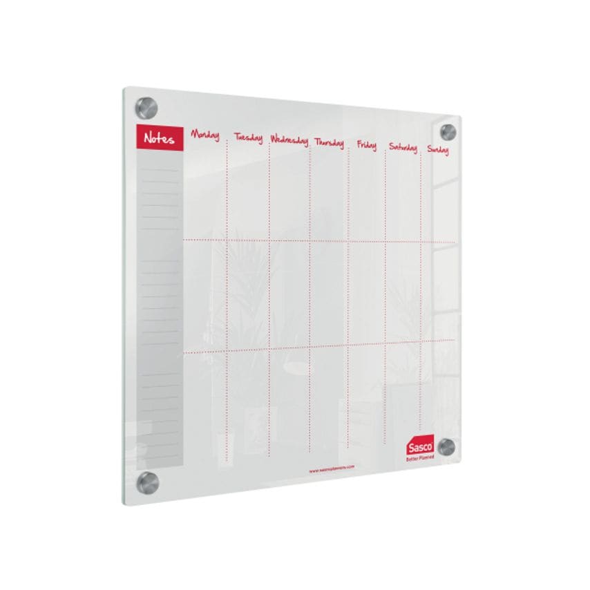 Weekplanner Acrylic 450X450Mm Mounted