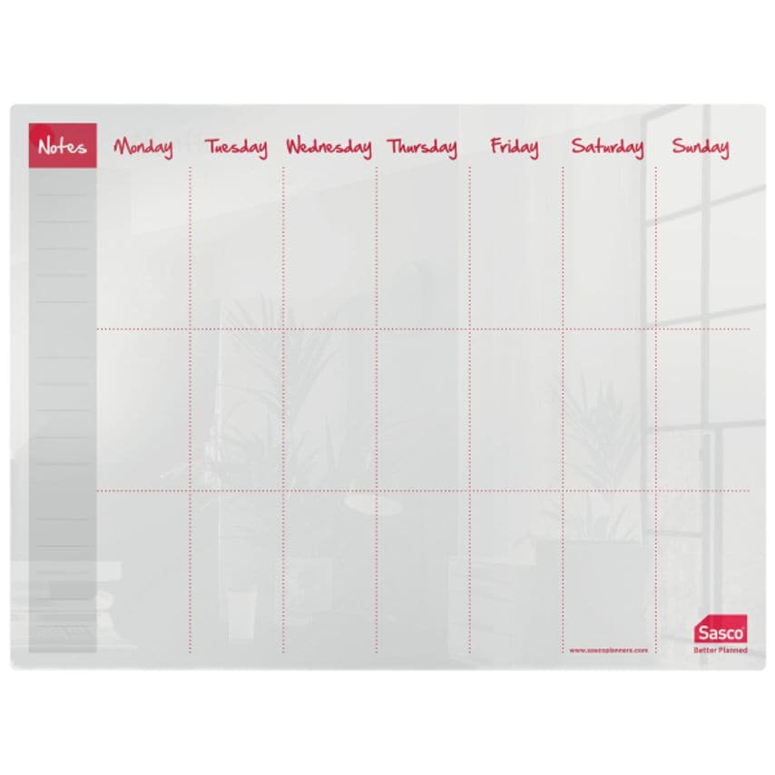 Weekplanner Acrylicdesk&Semi 600X450Mm