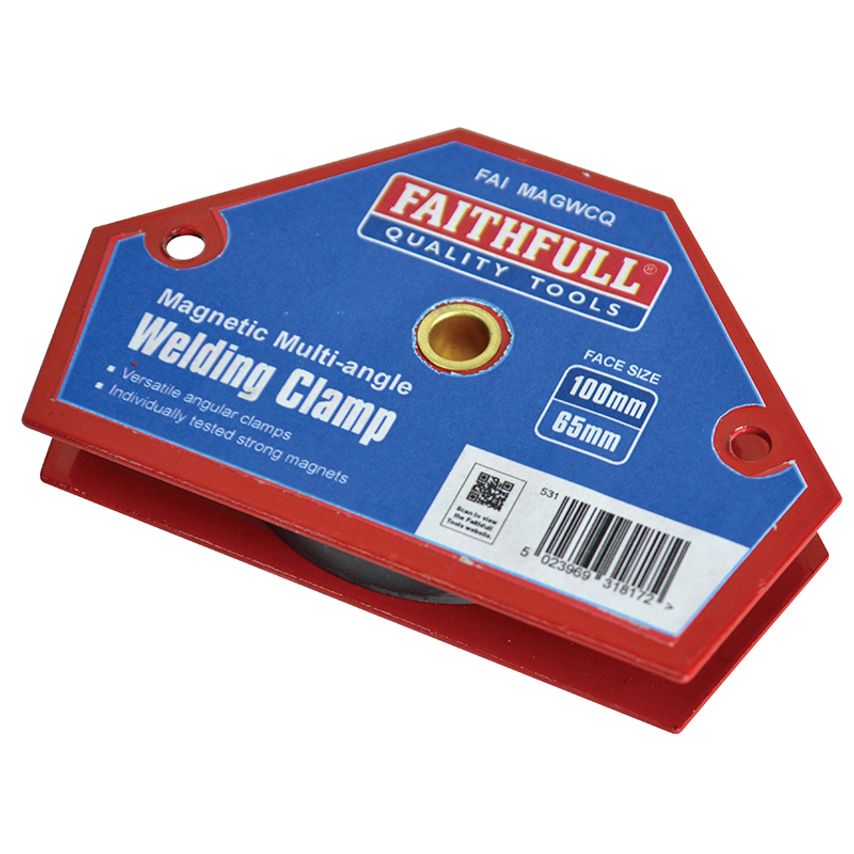 Welding Magnet Quick Clamp 100 x 65mm FAIMAGWCQ