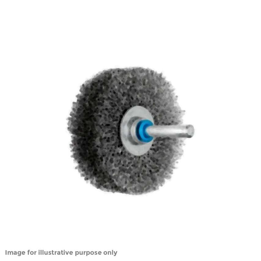 Wheel Brush Wide Crimped RBU Diameter 250X30XVARIABLE Hole Steel Wire Diameter 0.20 Bench Grinder
