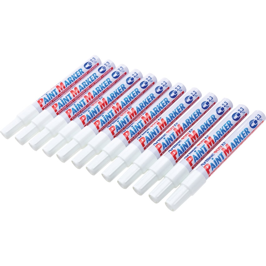 White 400XF Paint Marker