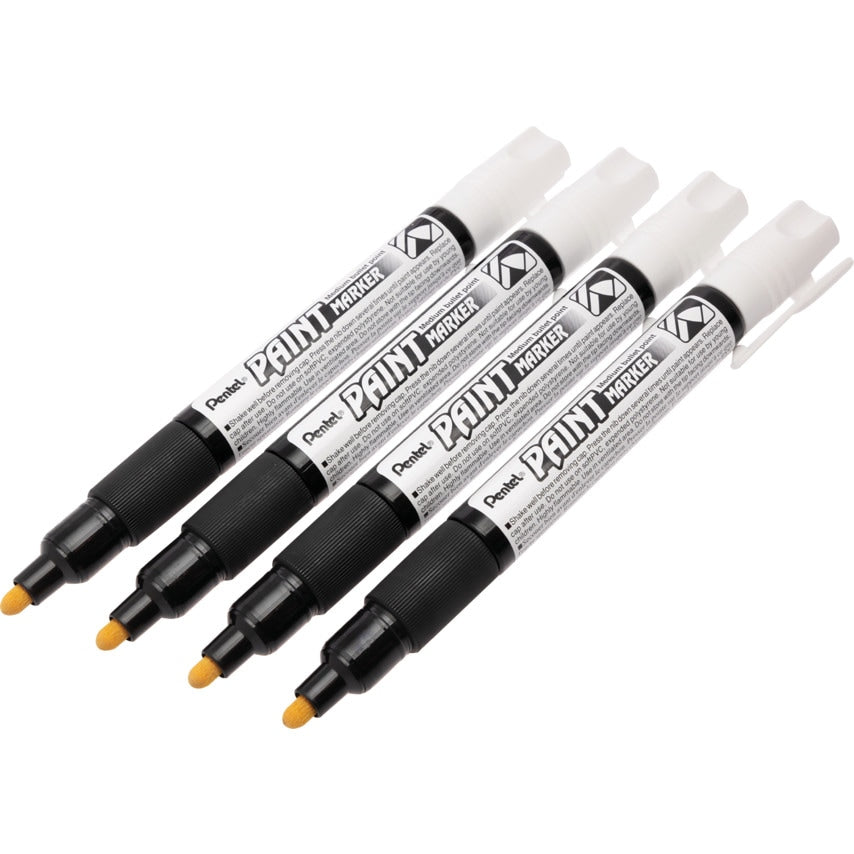 White Paint Marker, Pack of 4