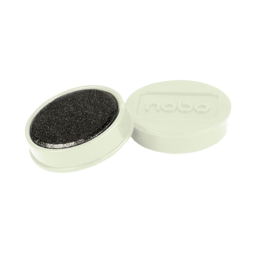 Whiteboard Magnets 38mm White (Pack of 10) 1915315