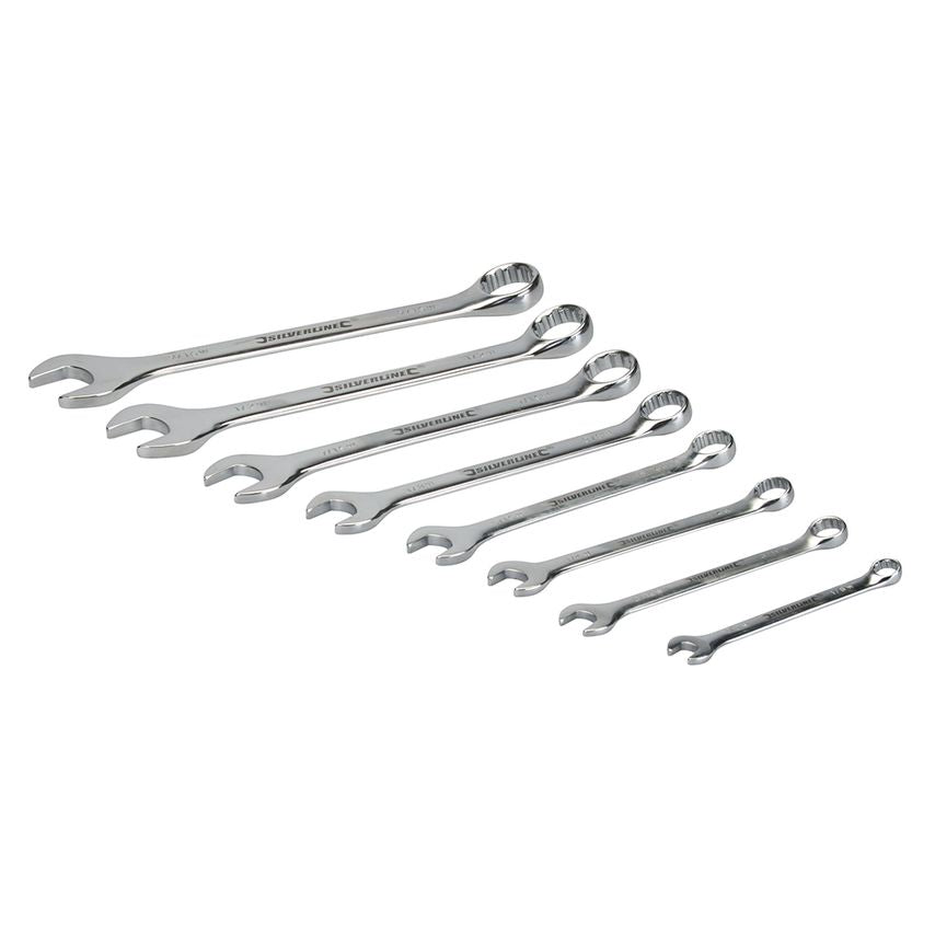 Whitworth Spanner Set 8 Piece 1/8 - 9/16"
