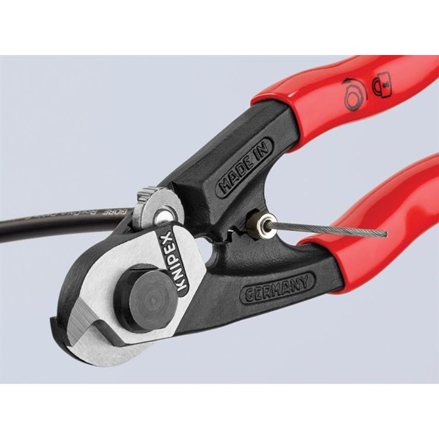 Wire Rope/Bowden Cable Cutter PVC Grip 190mm KPX9561190
