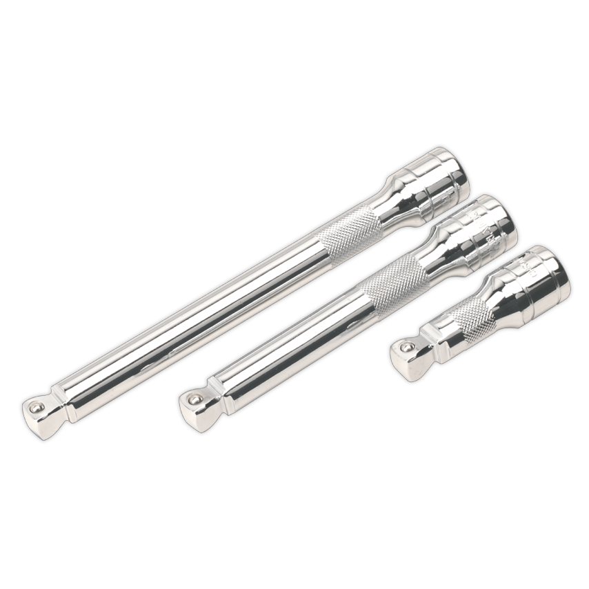 Wobble/Rigid Extension Bar Set 3 Piece 1/2" Square Drive