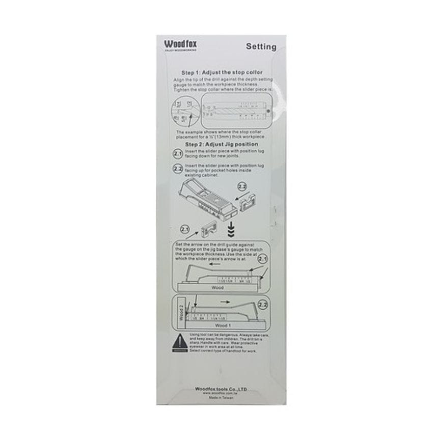 WoodFox WF-MP1H4 Single Pocket Hole Jig