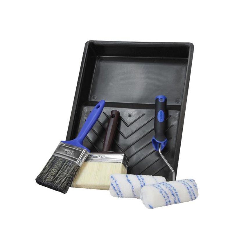 Wood Care Paint Brush & Roller Kit, 6 Piece FAIRKITWOOD