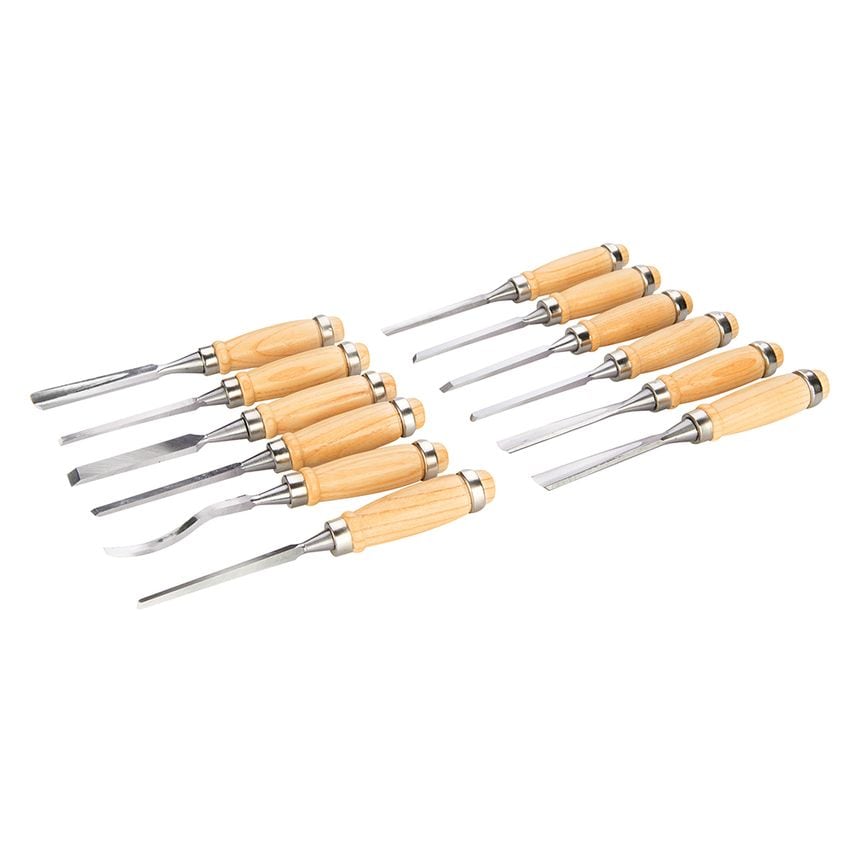 Wood Carving Set 12 Piece 200mm