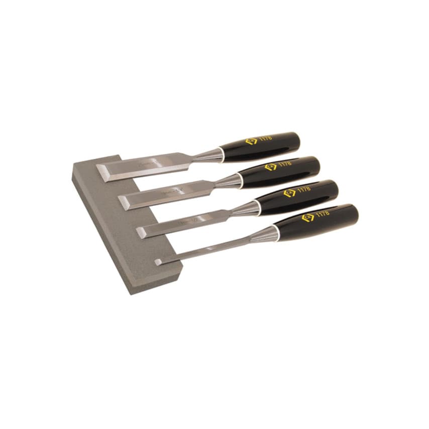 Wood Chisel Set + Stone
