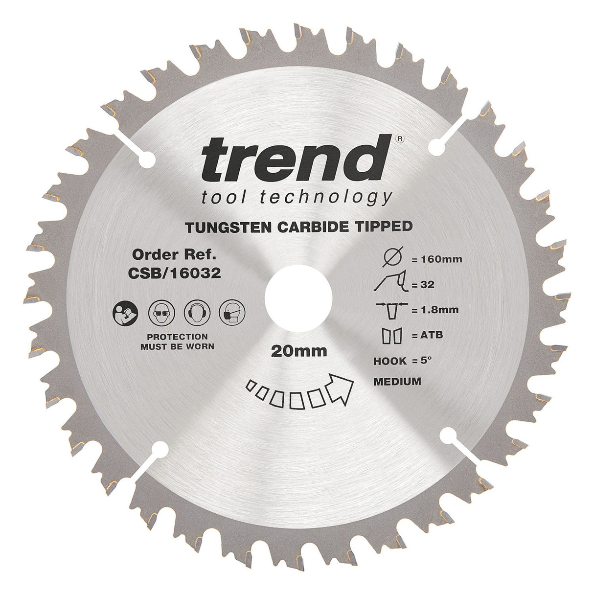 Wood Circular Saw Blade 160mm x 20mm x 32T - CSB/16032