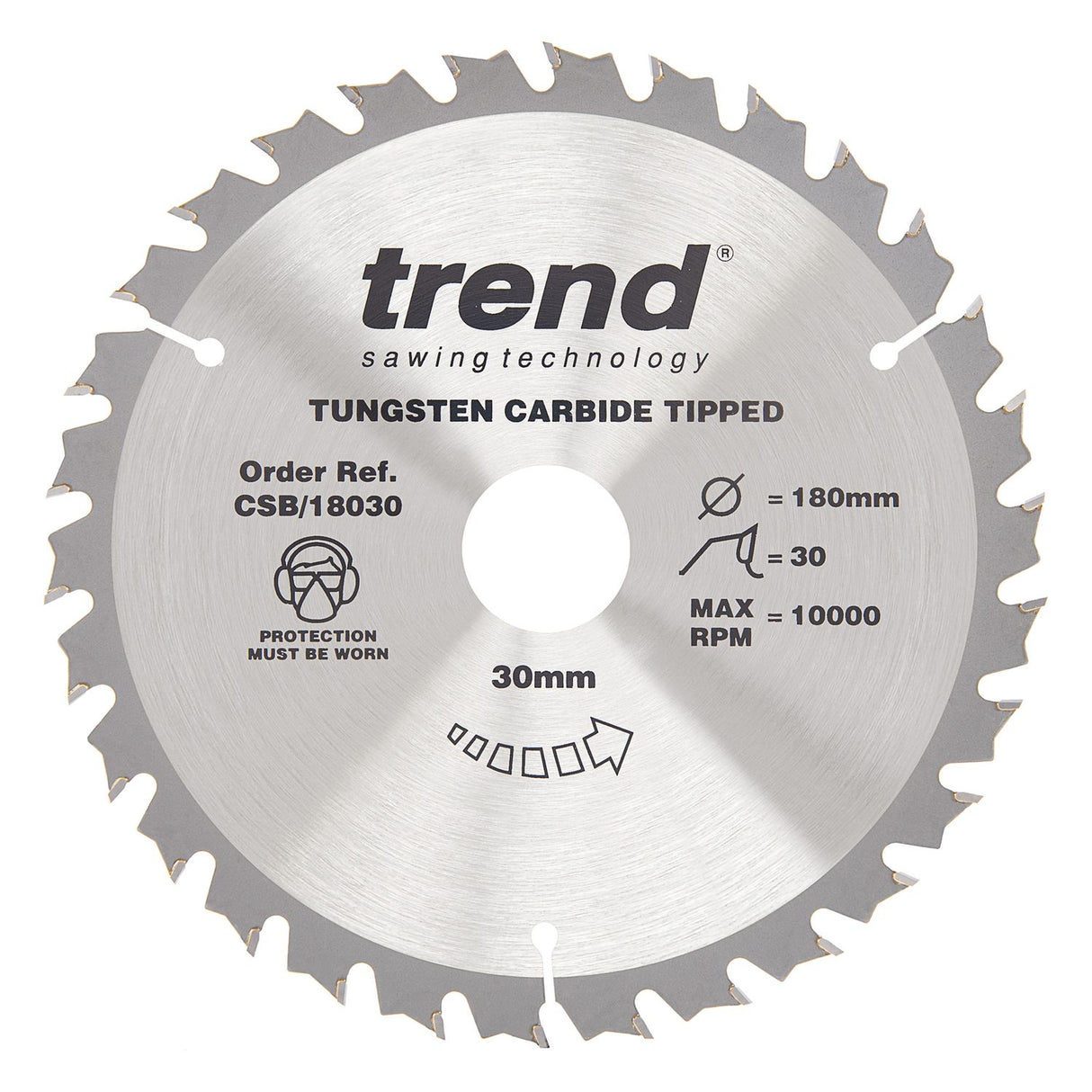 Wood Circular Saw Blade 180mm x 30mm x 30T