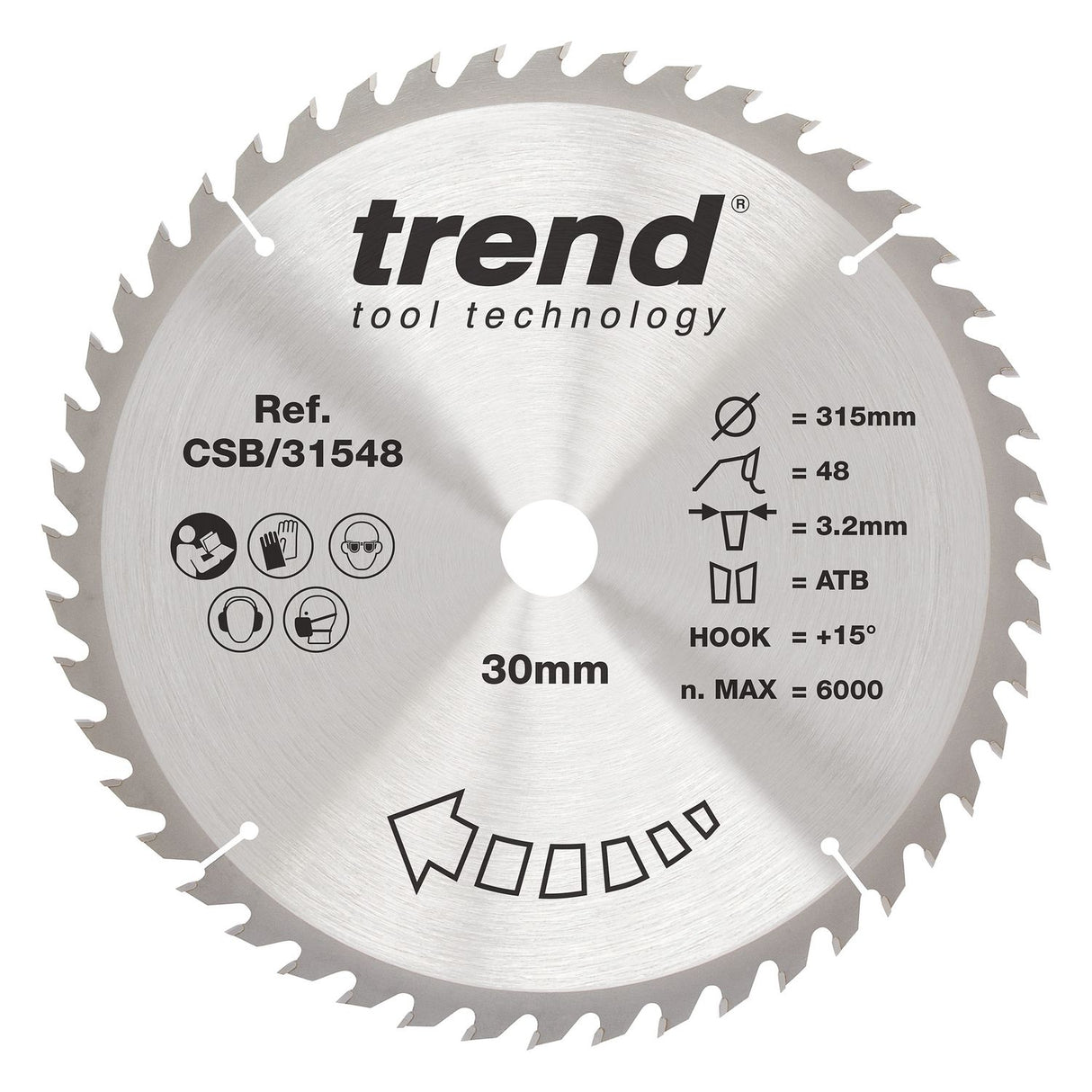 Wood Circular Saw Blade 315mm x 30mm x 48T