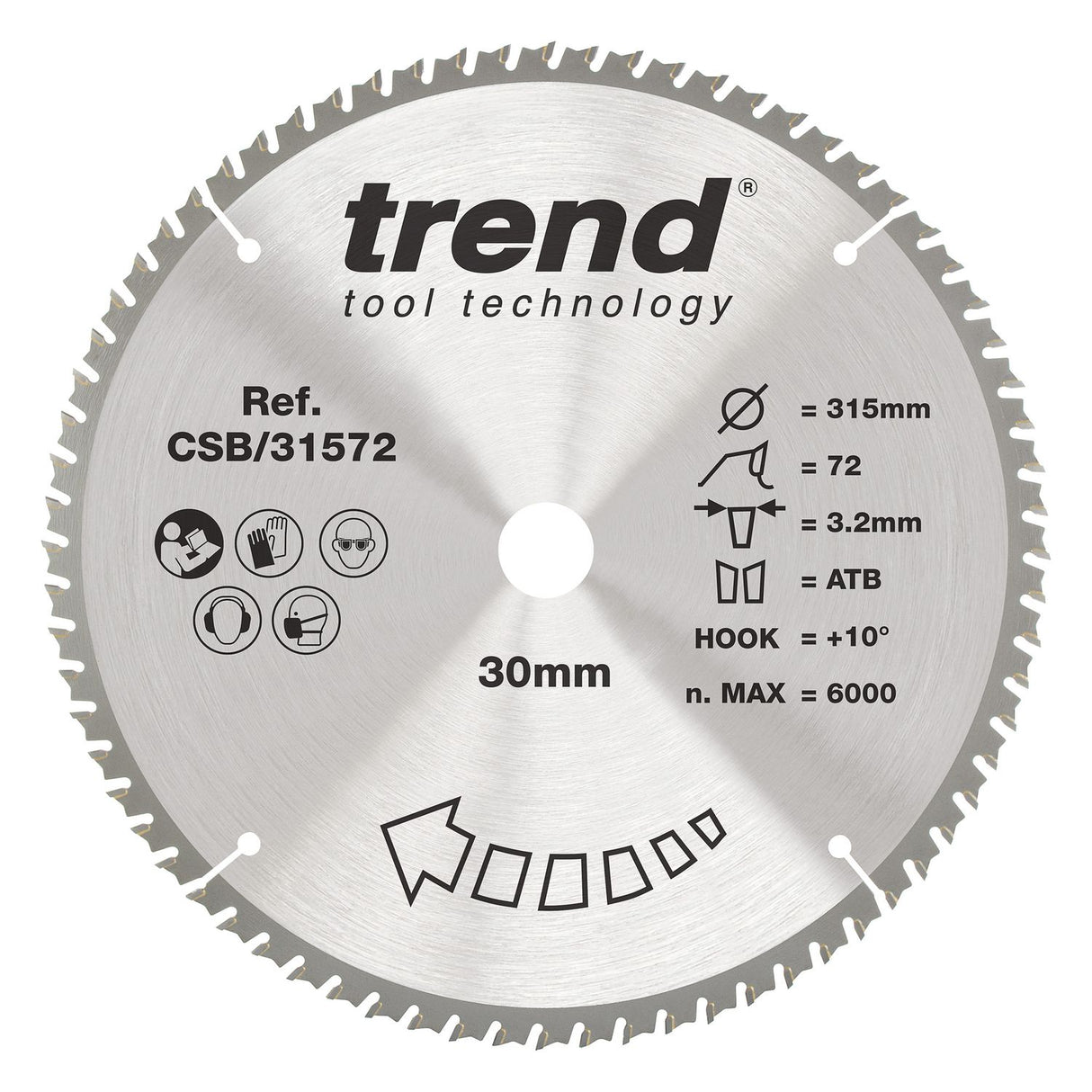 Wood Circular Saw Blade 315mm x 30mm x 72T