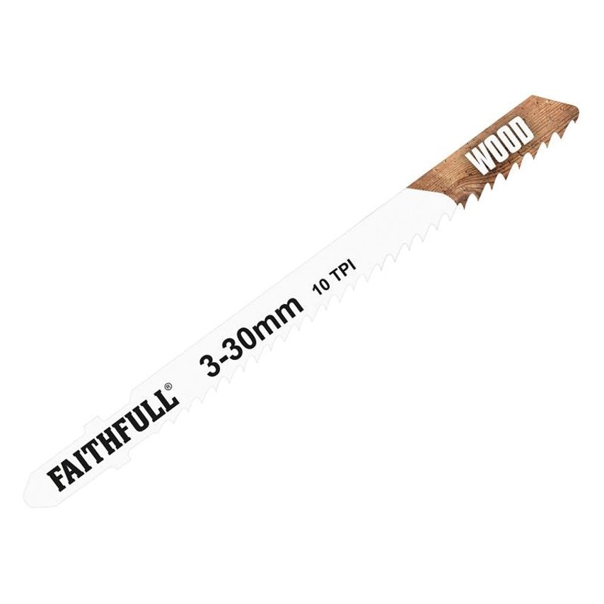 Wood Jigsaw Blades Pack of 5 T101B FAIJBT101B