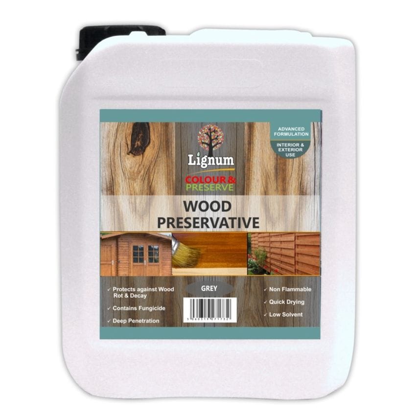 Wood Preservative 5 Liter Grey