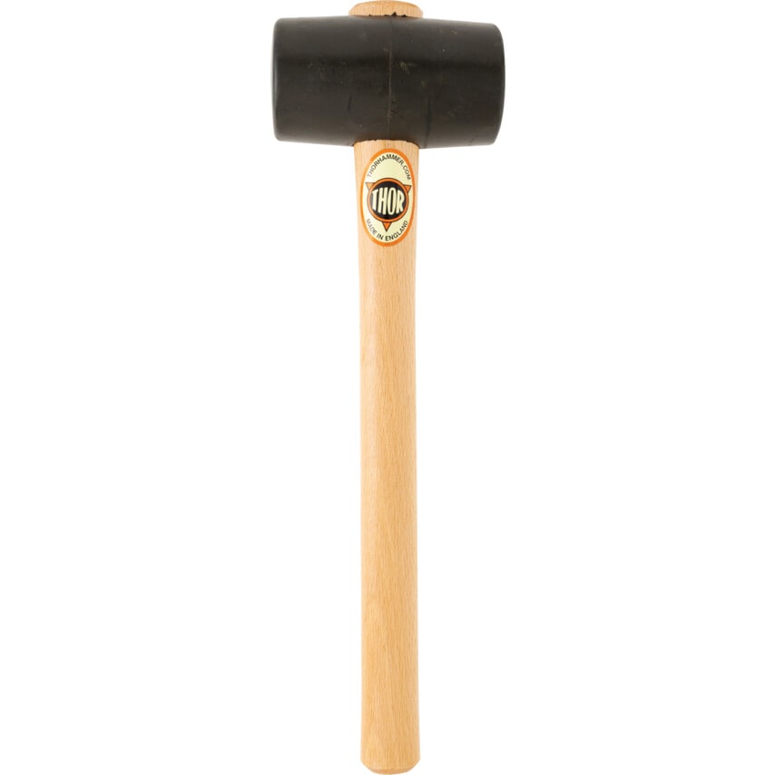Wood Shaft 11.46oz Rubber Mallet