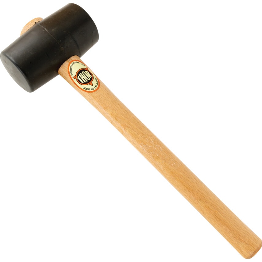 Wood Shaft 11.46oz Rubber Mallet