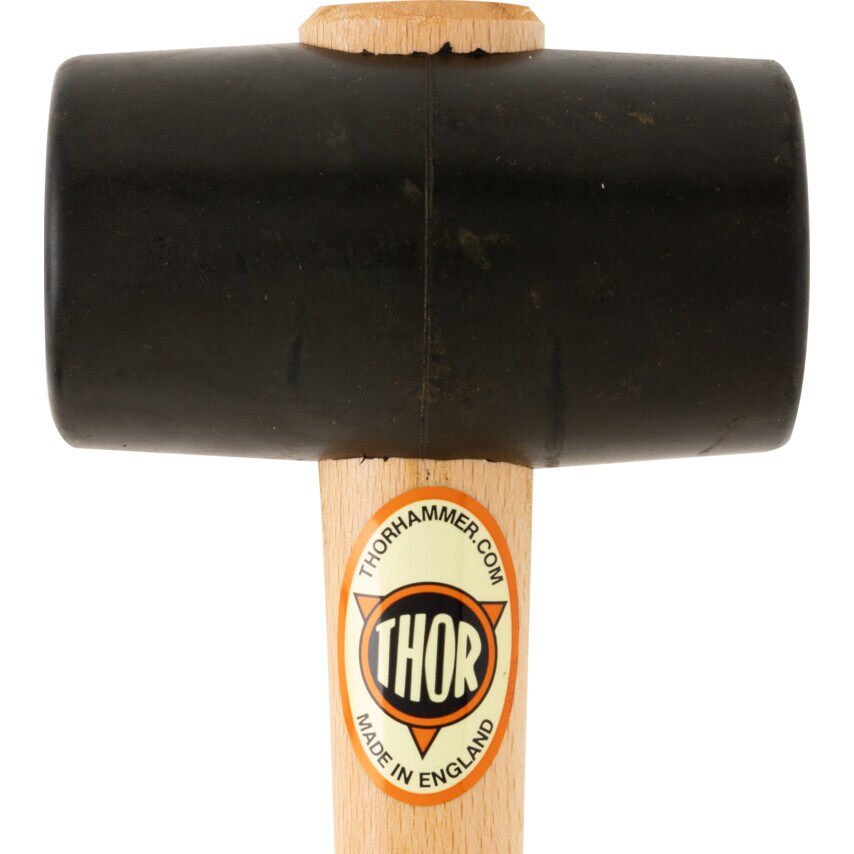 Wood Shaft 11.46oz Rubber Mallet